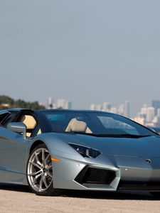 Превью обои lamborghini, aventador, суперкар, lp700-4, родстер