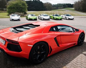 Превью обои lamborghini, aventador, суперкар, gallardo