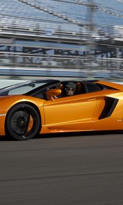 Превью обои lamborghini, aventador, суперкар, родстер, lp700-4