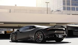 Превью обои lamborghini, huracan, lp 610-4, вид сбоку