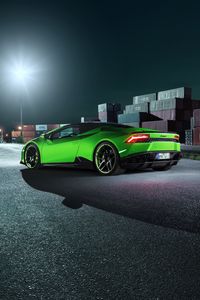 Превью обои lamborghini, huracan, spyder, вид сбоку