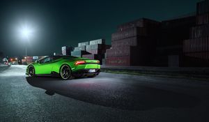 Превью обои lamborghini, huracan, spyder, вид сбоку