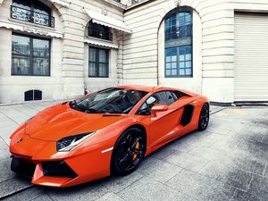 Превью обои lamborghini, lamborghini aventador, авто, стиль