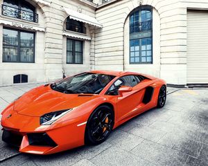 Превью обои lamborghini, lamborghini aventador, авто, стиль