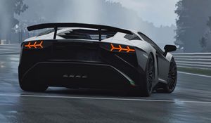 Превью обои lamborghini murcielago, lamborghini, спорткар, арт