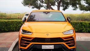 Превью обои lamborghini urus, lamborghini, спорткар, автомобиль, вид спереди