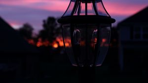 Превью обои лампа, ночь, свет, освещение