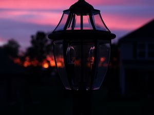 Превью обои лампа, ночь, свет, освещение