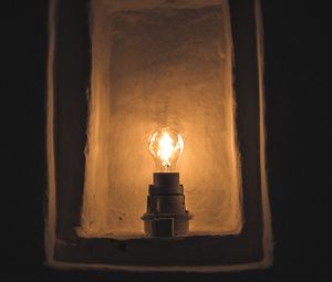 Превью обои лампа, светильник, освещение, стена