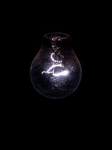 Превью обои лампочка, освещение, свечение, темнота