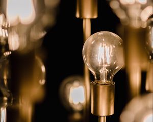 Превью обои лампочки, электричество, освещение, свет
