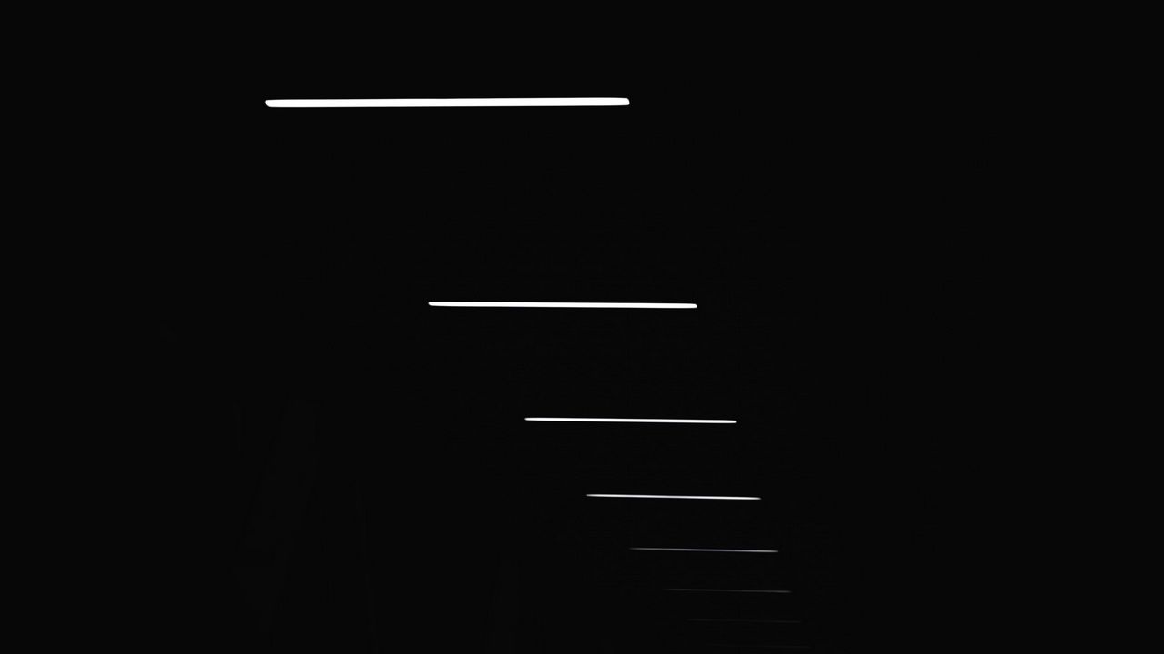 Обои лампы, линии, темнота, темный, черный