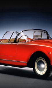 Превью обои lancia aurelia, кабриолет, ретро