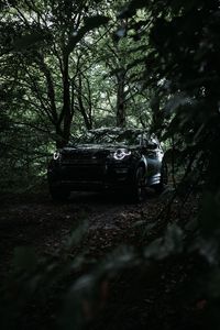 Превью обои land rover, автомобиль, внедорожник, вид спереди
