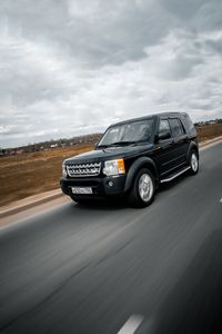 Превью обои land rover discovery 3, land rover, джип, автомобиль, скорость