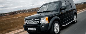 Превью обои land rover discovery 3, land rover, джип, автомобиль, скорость