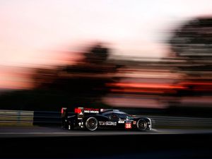 Превью обои le mans, porsche, спорткар