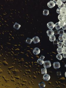 Превью обои лед, капли, вода