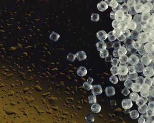 Превью обои лед, капли, вода