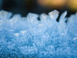 Превью обои лед, кристаллы, макро, структура, холод