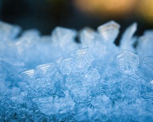 Превью обои лед, кристаллы, макро, структура, холод