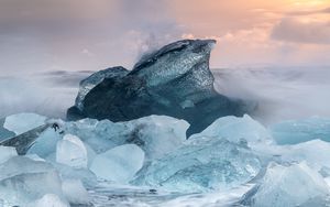 Превью обои лед, море, природа