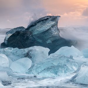 Превью обои лед, море, природа