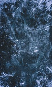 Превью обои лед, снег, трещины, текстура