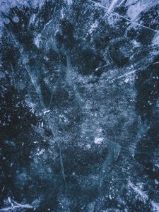 Превью обои лед, снег, трещины, текстура