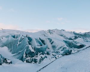 Превью обои лед, снег, зима, мороз