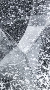 Превью обои лед, трещины, текстура, поверхность, серый