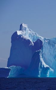 Превью обои ледник, айсберг, лед, льдины, океан