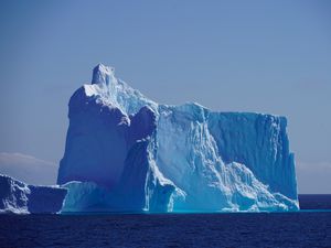 Превью обои ледник, айсберг, лед, льдины, океан
