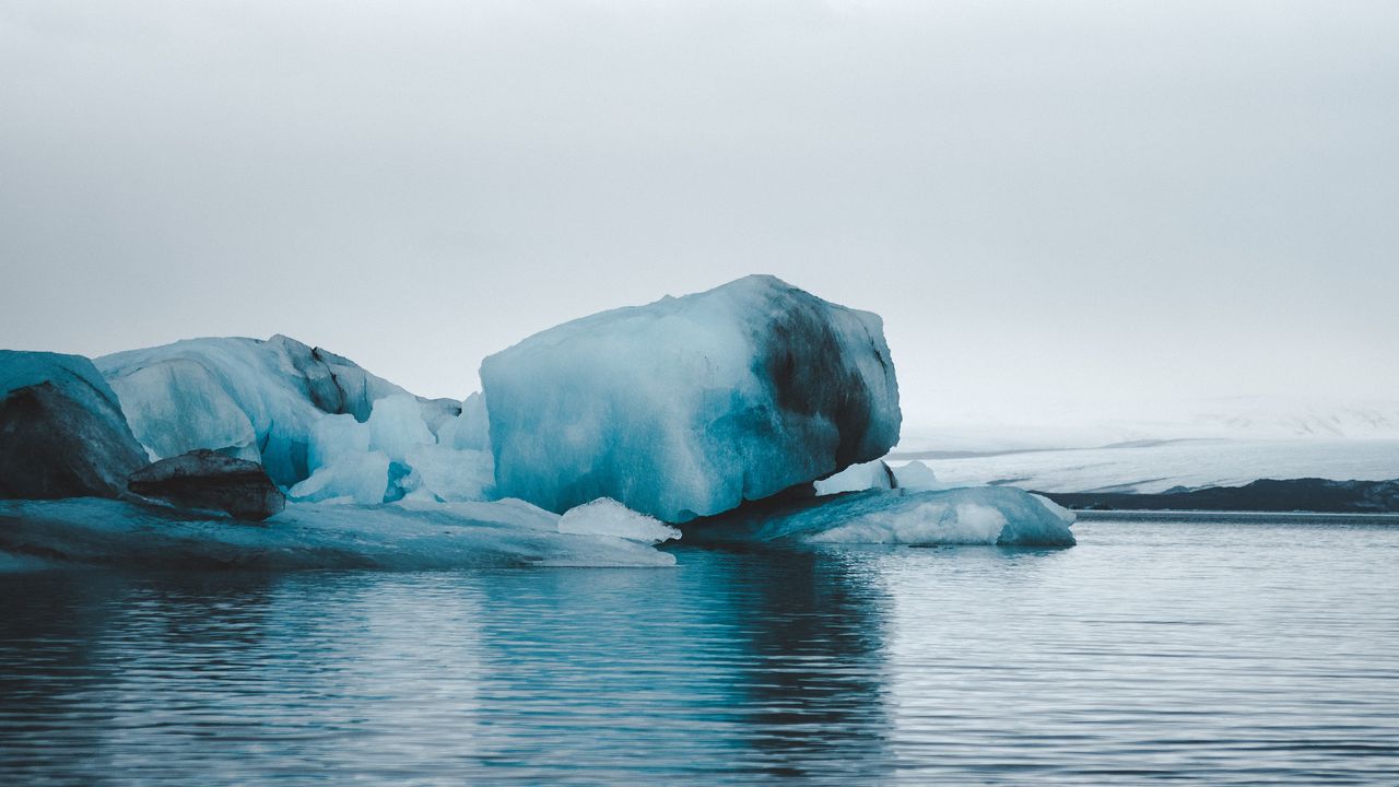 Обои ледник, лед, вода, природа
