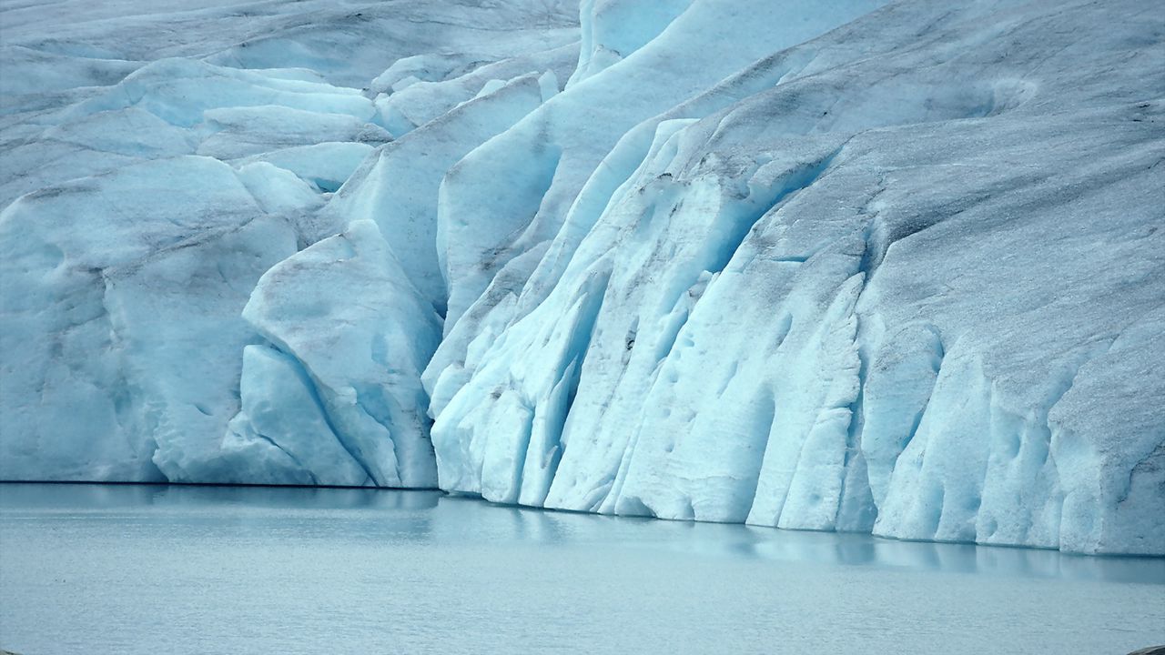 Обои ледник, северный полюс, океан