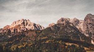 Превью обои леоганг, австрия, горы, деревья