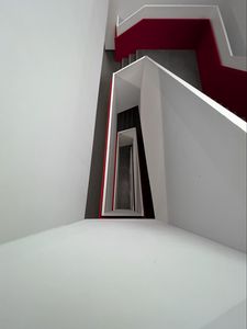 Превью обои лестница, архитектура, минимализм, белый