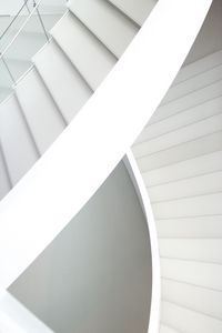 Превью обои лестница, белый, архитектура, минимализм