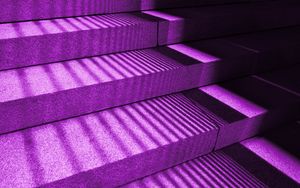 Превью обои лестница, мрамор, тень, фиолетовый