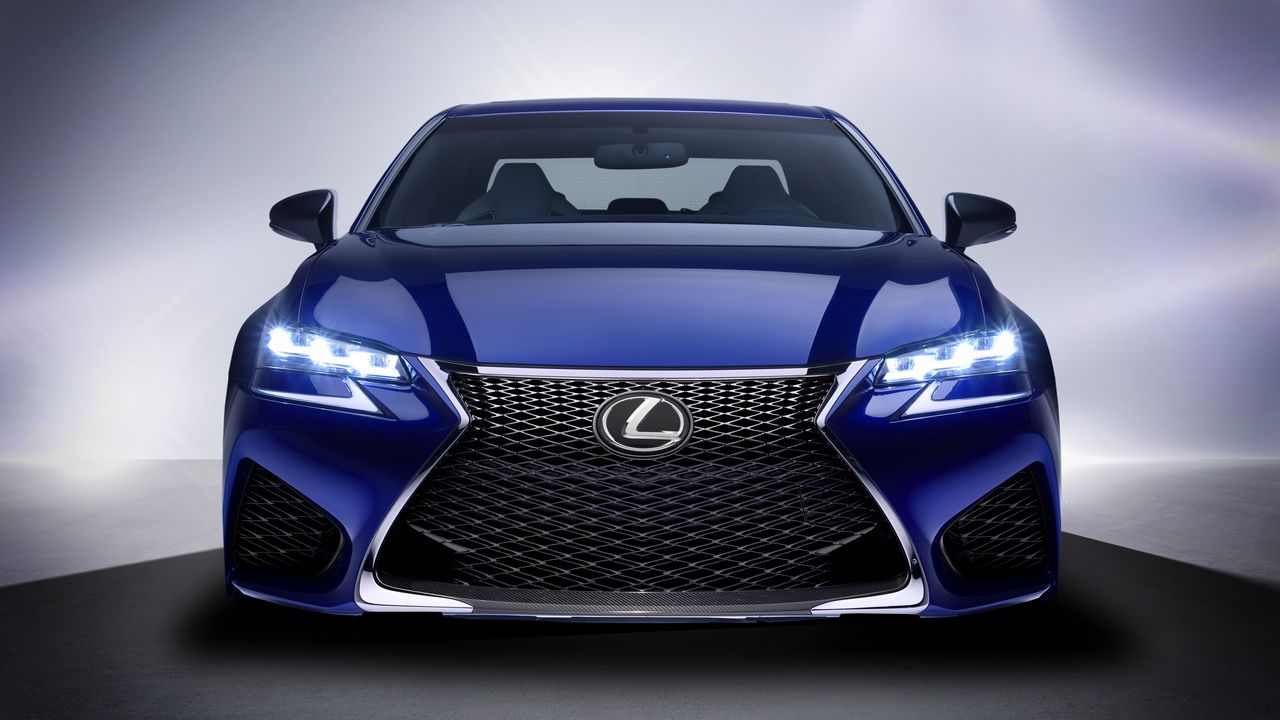 Обои lexus gs f, lexus, вид спереди