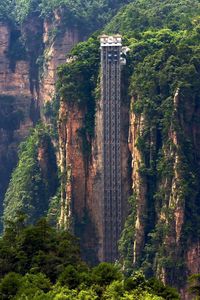 Превью обои лифт ста драконов, bailong elevator, хунань, китай