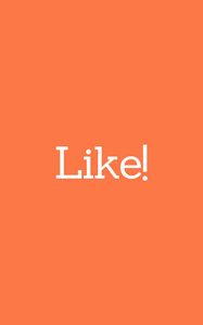 Превью обои like, слово, надпись, текст
