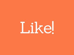 Превью обои like, слово, надпись, текст