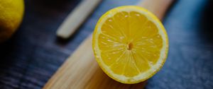 Превью обои лимон, фрукт, цитрус, лопатка