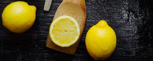 Превью обои лимоны, фрукты, цитрус, свежий