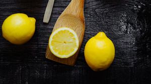 Превью обои лимоны, фрукты, цитрус, свежий