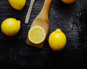 Превью обои лимоны, фрукты, цитрус, свежий