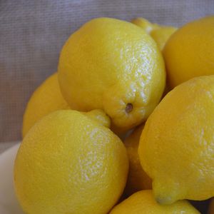 Превью обои лимоны, фрукты, цитрус, желтый, миска