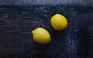 Превью обои лимоны, цитрус, фрукты, стол