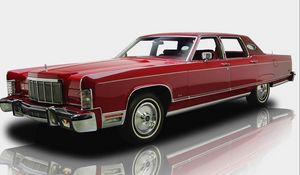 Превью обои lincoln continental, 1976, автомобиль, car luxury, ретро